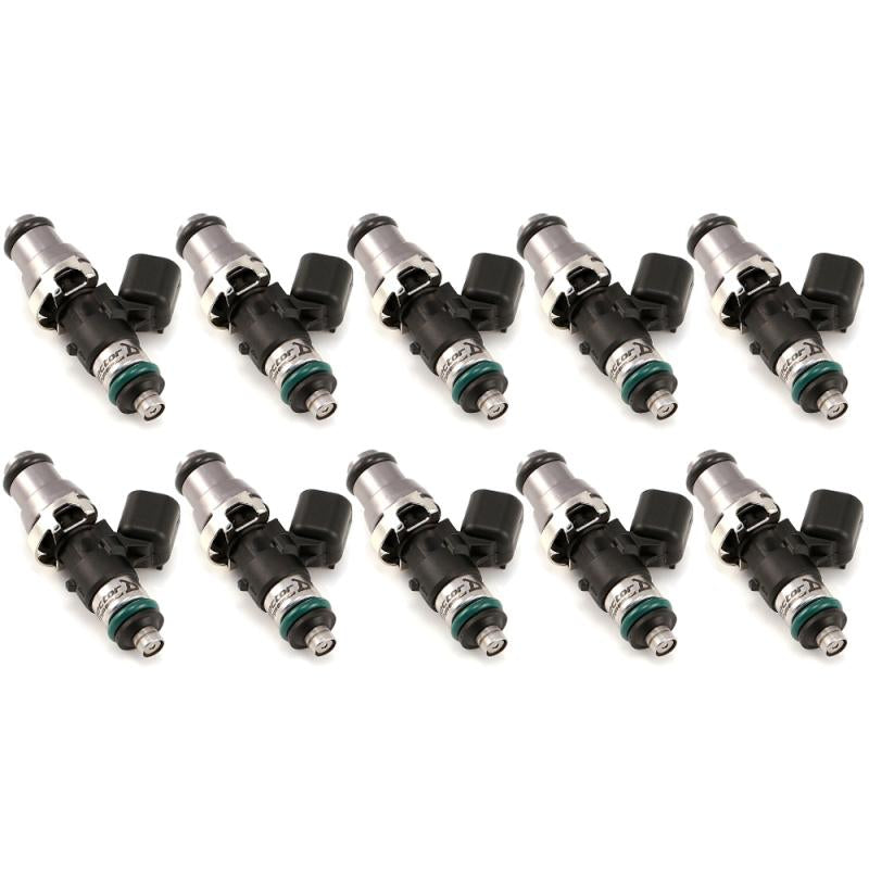 Injector Dynamics 1340cc Injectors - 48mm Length - 14mm Grey Top - 14mm Lower O-Ring (Set of 10) 1300.48.14.14.10 Main Image