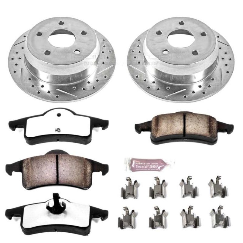 PowerStop PSB Z36 Truck & Tow Kit Brakes, Rotors & Pads Brake Kits - Performance D&S main image