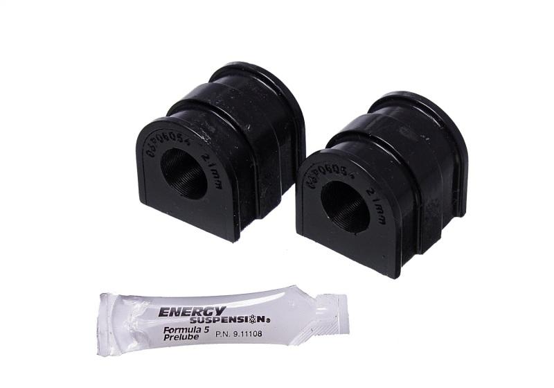 Energy Suspension 06-12 VW GTI / 10-14 VW Golf (Base) Black 21.7mm Rear Sway Bar Bushing Set 15.5111G Main Image