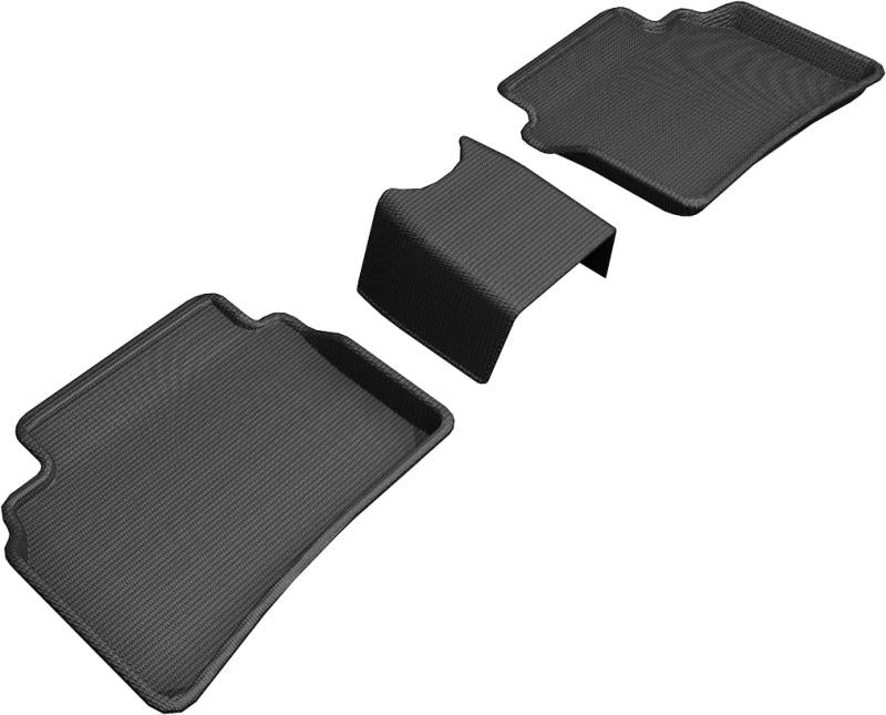 3D MAXpider 2018-2020 Buick Regal Kagu 2nd Row Floormats - Black L1BC03921509 Main Image