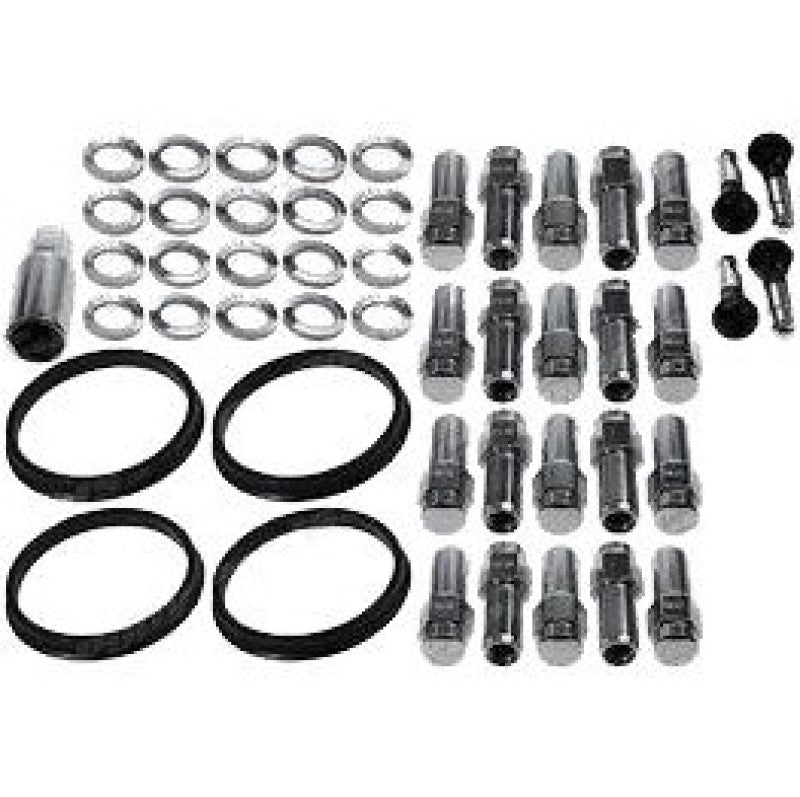 Race Star 9/16in. Closed End 1in. Shank W/ 7/8in. Head RAM Truck Deluxe Lug Kit - 20 PK 601-1411-20