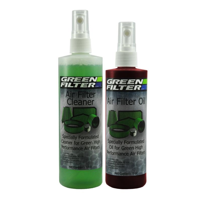 Green Filter Cleaner & Synthetic Oil Kit 12oz Cleaner / 8oz Oil (Red) 2801 Main Image