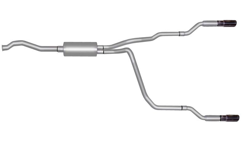 Gibson 01-05 Ford Ranger XL 2.3L 1.75in Cat-Back Dual Split Exhaust - Aluminized 9508 Main Image