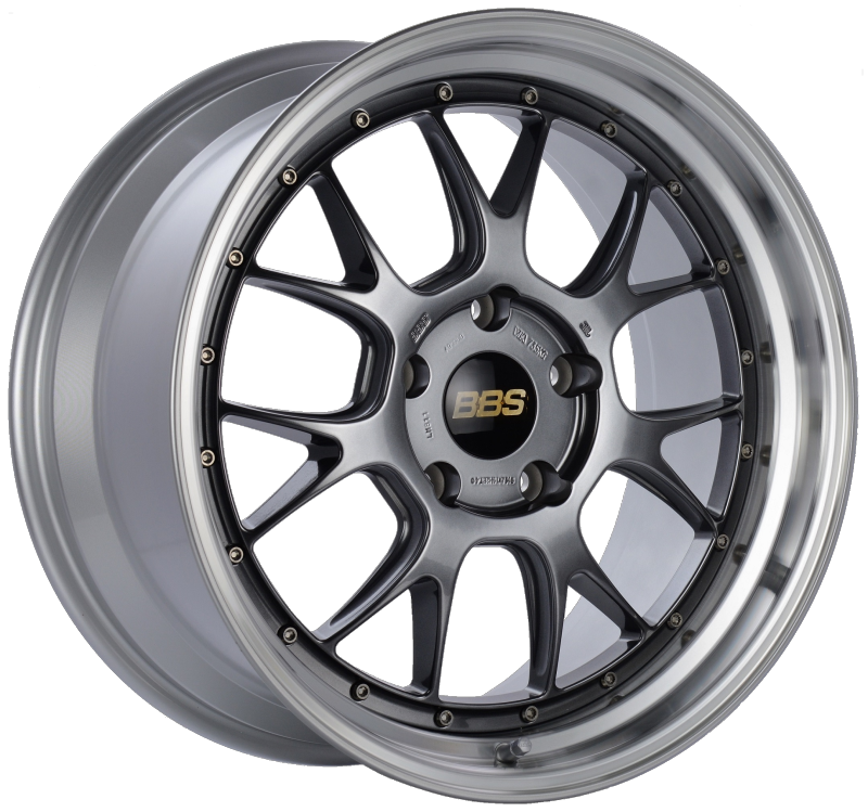 BBS LM-R 19x9.5 5x130 ET40 CB71.6 Diamond Black Center Diamond Cut Lip Wheel LM311DBPK Main Image