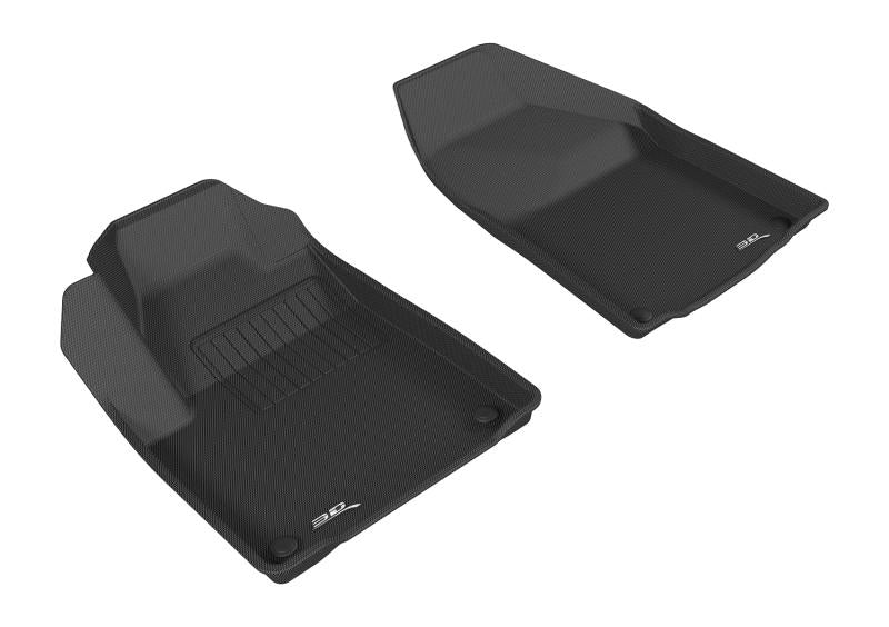 3D MAXpider 2015-2020 Jeep Cherokee Kagu 1st Row Floormat - Black L1JP01511509 Main Image