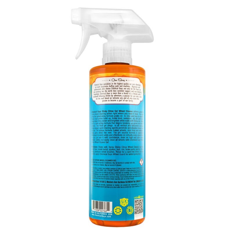 Chemical Guys Sticky Citrus Wheel & Rim Cleaner Gel - 16oz (P6) CLD10516