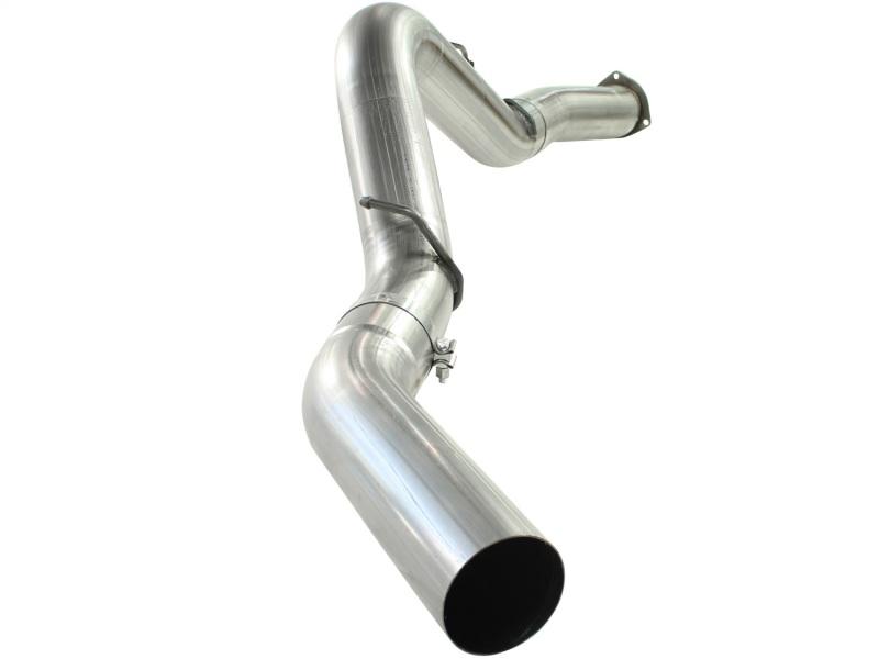 aFe MACHForce XP Exhaust 5in DPF-Stainless, GM Diesel Trucks 07.5-10 V8-6.6L 9(td) LMM 49-44040 Main Image