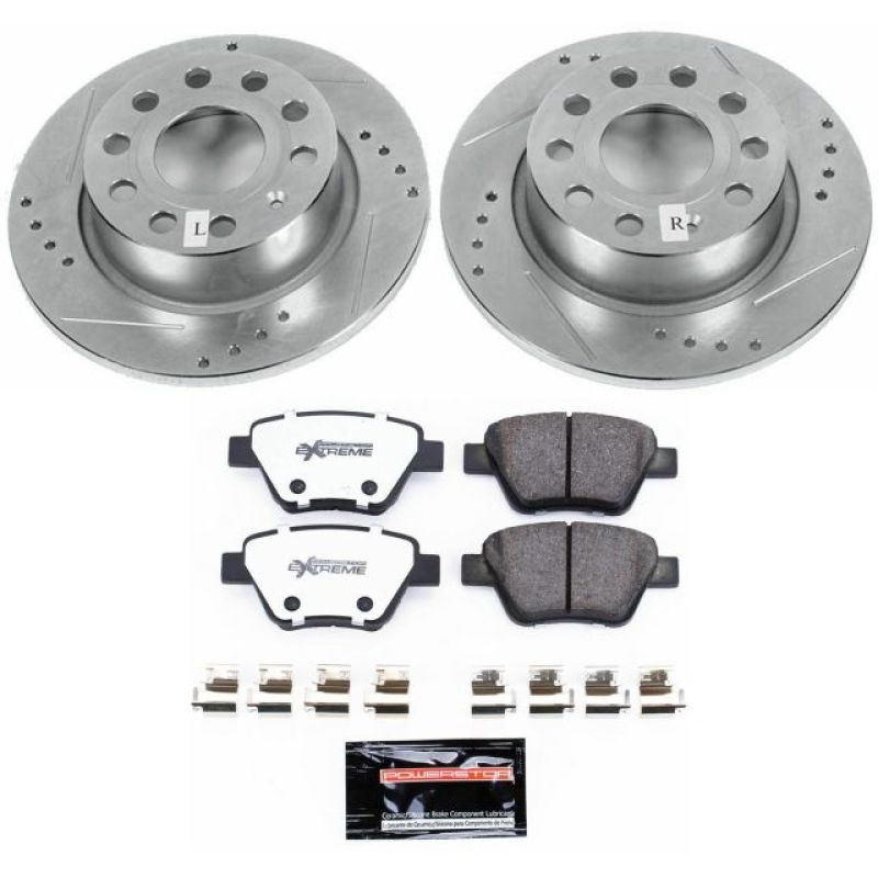 PowerStop PSB Z26 Street Warrior Kit Brakes, Rotors & Pads Brake Kits - Performance D&S main image