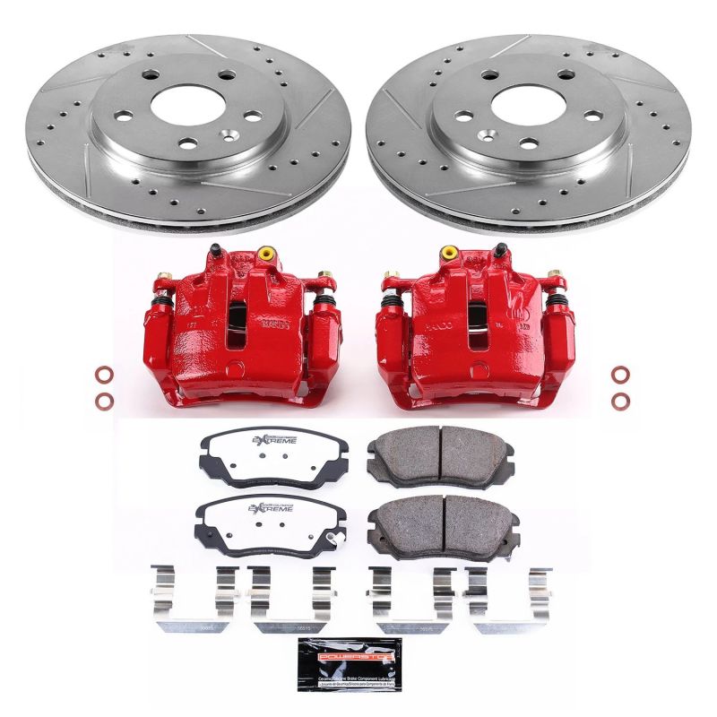 PowerStop PSB Z26 Street Kit w/Cals Brakes, Rotors & Pads Brake Kits - Performance D&S main image