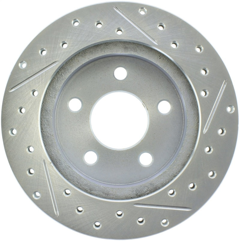 StopTech Select Sport Drilled & Slotted Rotor - Rear Right 227.61037R