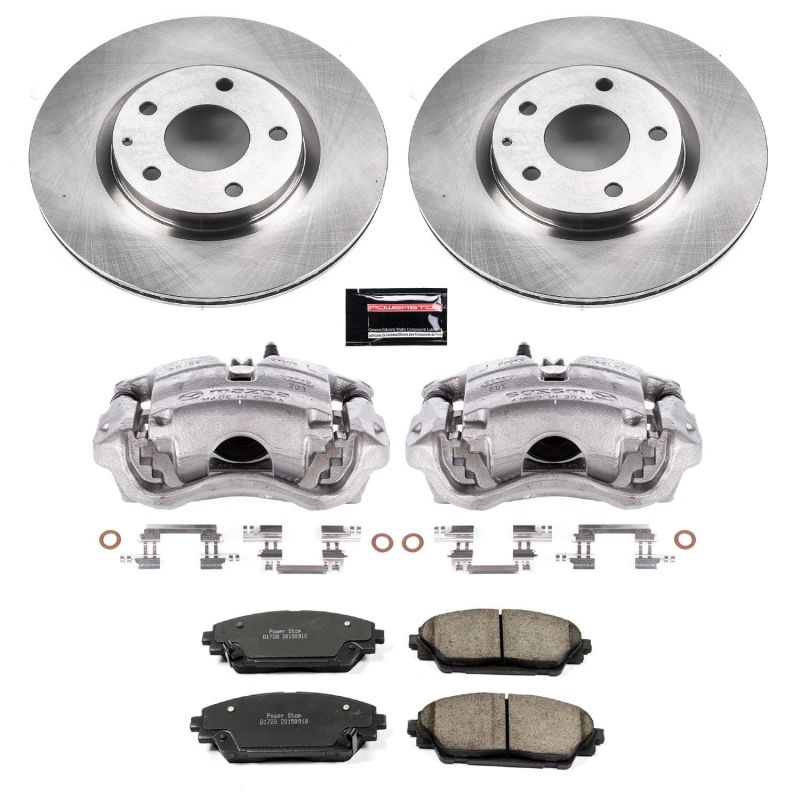 PowerStop PSB Autospecialty Kit w/Cals Brakes, Rotors & Pads Brake Kits - OE main image