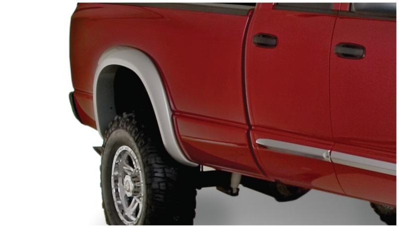 Bushwacker 06-08 Dodge Ram 1500 Fleetside Extend-A-Fender Style Flares 2pc 97.9/98.3in Bed - Black 50024-02 Main Image