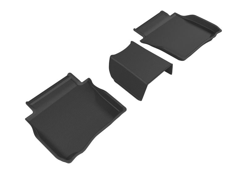 3D MAXpider 2017-2019 Buick Lacrosse Kagu 2nd Row Floormats - Black L1BC03321509 Main Image