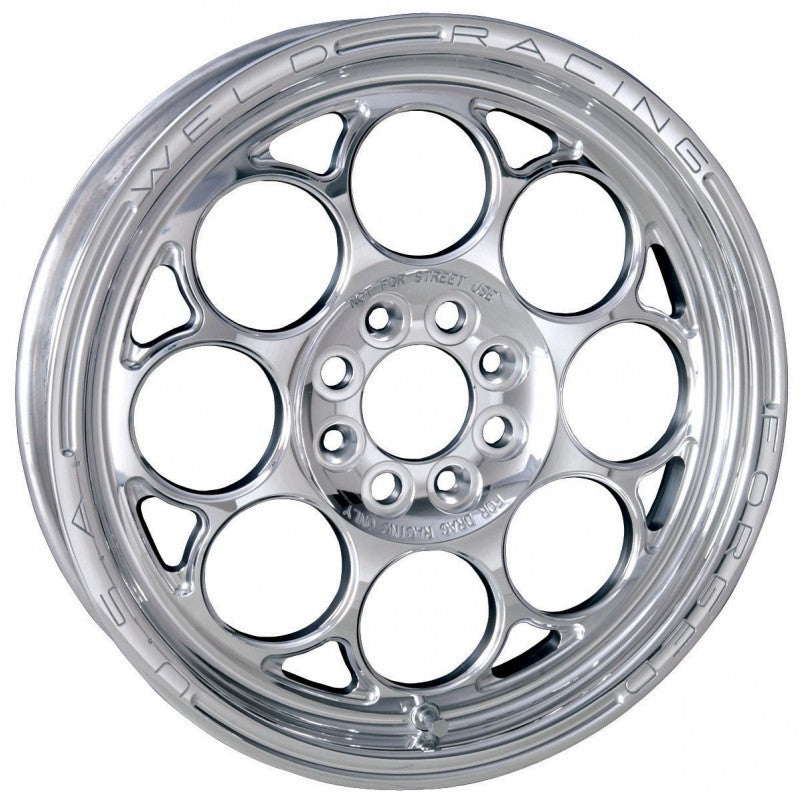 Weld Magnum Import 3-Piece 13x9.0 / 4x100mm BP / 5in. BS Polished Wheel - Non-Beadlock 768P-30915