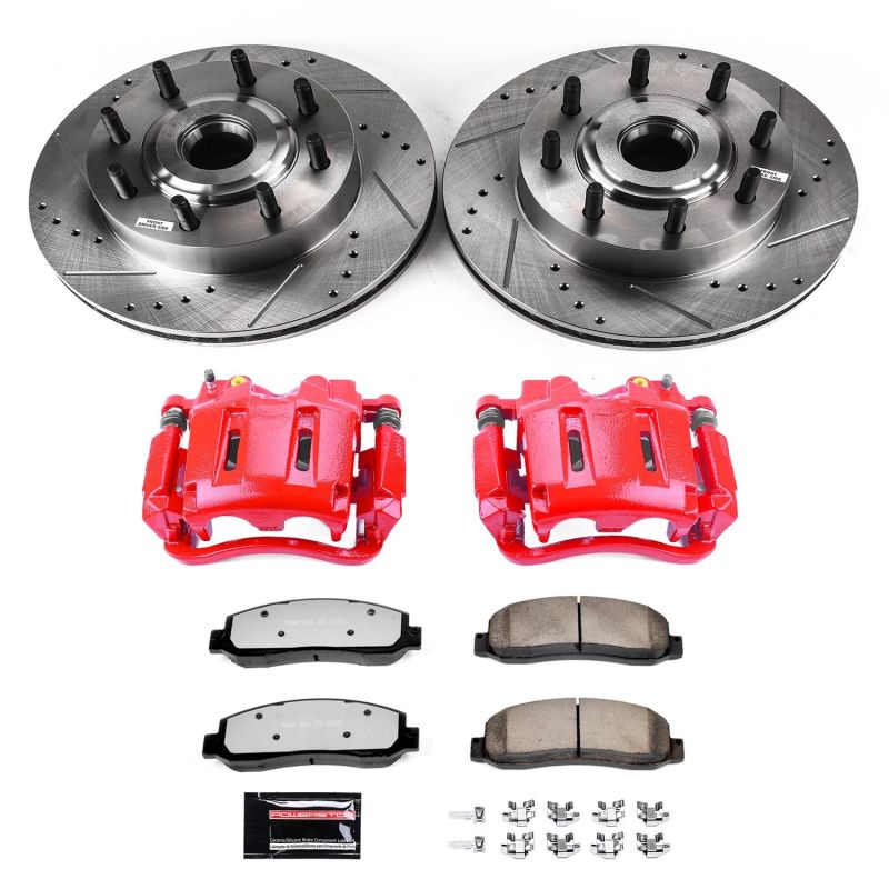 PowerStop PSB Z36 Truck & Tow Kit w/Cals Brakes, Rotors & Pads Brake Kits - Performance D&S main image