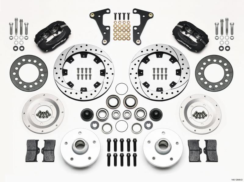 Wilwood Forged Dynalite Front Kit 11.75in Drilled 41-55 Cadillac 140-12649-D Main Image