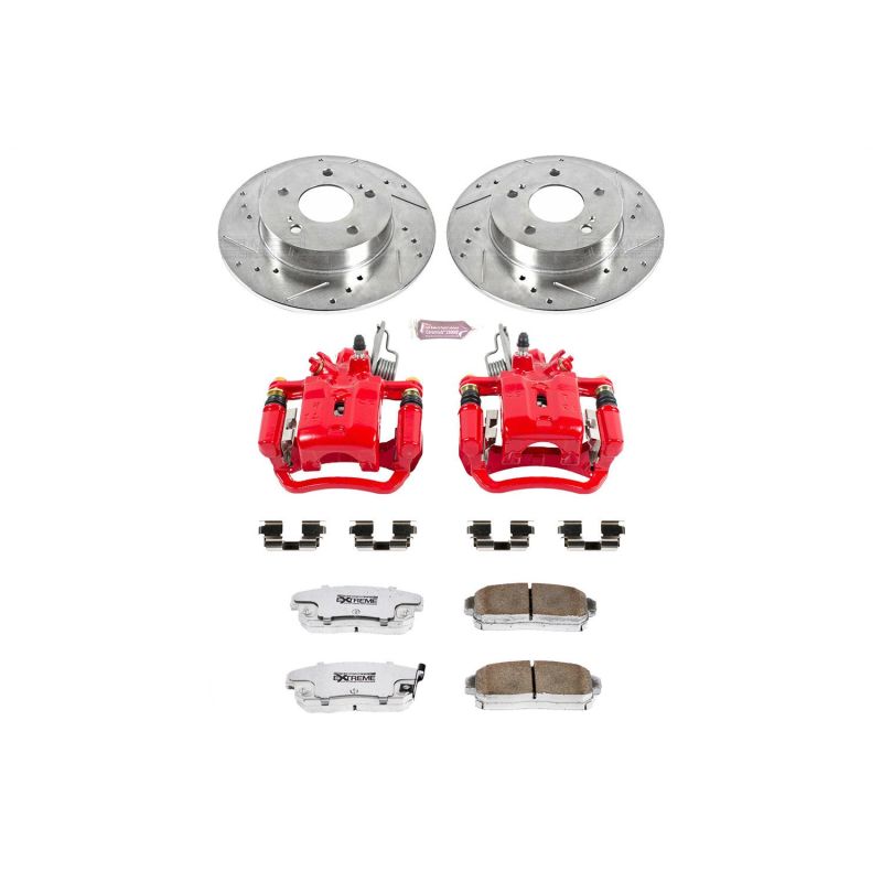 PowerStop PSB Z26 Street Kit w/Cals Brakes, Rotors & Pads Brake Kits - Performance D&S main image