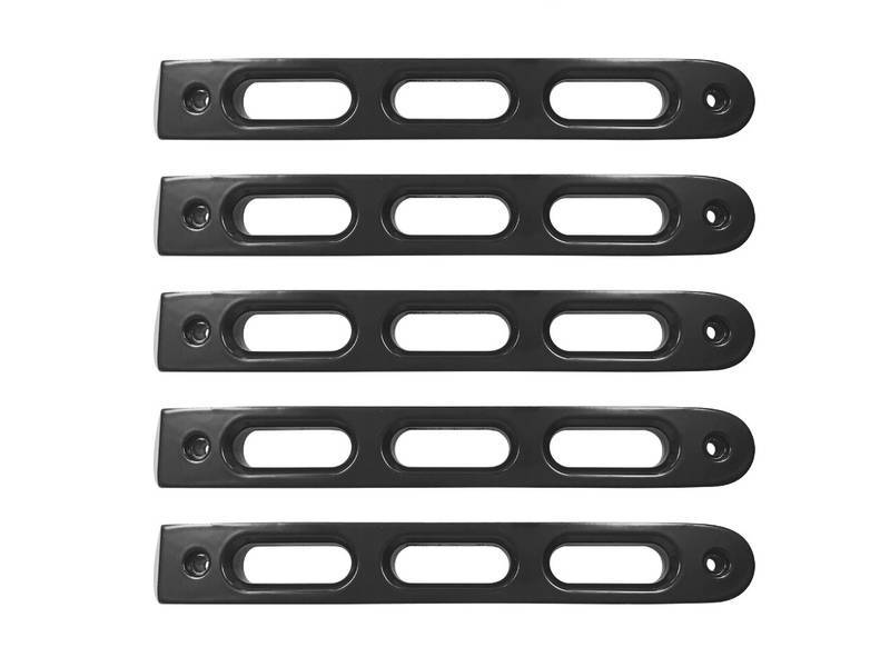 DV8 Offroad 2007-2018 Jeep JK Black Slot Style Door Handle Inserts - Set Of 5 D-JP-190026-BK-5 Main Image