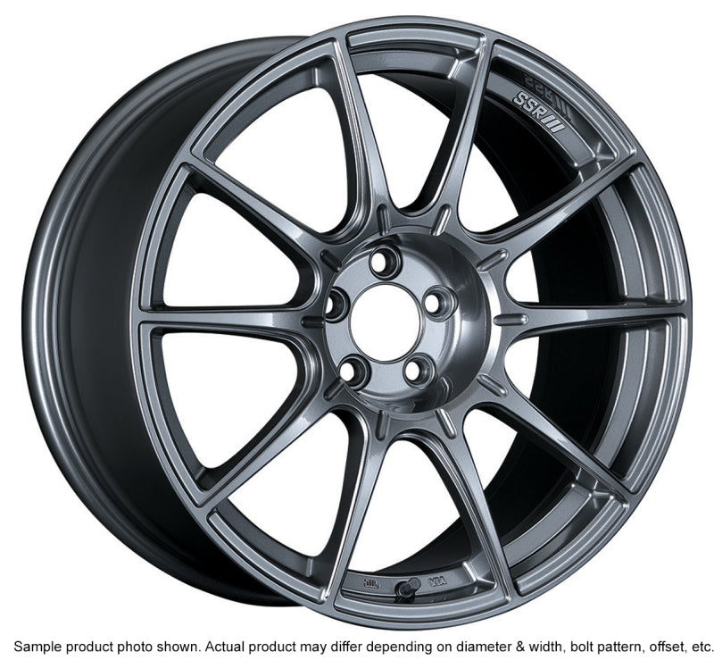 SSR GTX01 17x10 5x114.3 15mm Offset Dark Silver Wheel XA17100+1505GDK