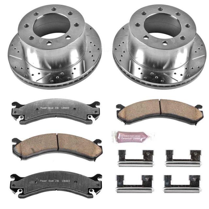 PowerStop PSB Z36 Truck & Tow Kit Brakes, Rotors & Pads Brake Kits - Performance D&S main image