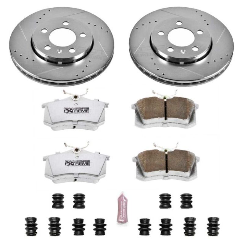 PowerStop PSB Z26 Street Warrior Kit Brakes, Rotors & Pads Brake Kits - Performance D&S main image