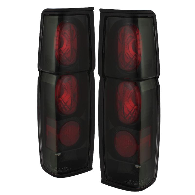 Spyder Nissan Hardbody 86-97 Euro Style Tail Lights Black Smoke ALT-YD-NH86-BSM 5078216 Main Image