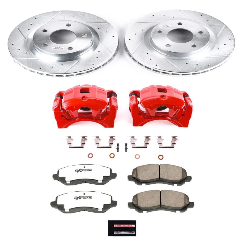 PowerStop PSB Z26 Street Kit w/Cals Brakes, Rotors & Pads Brake Kits - Performance D&S main image