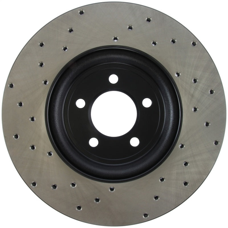 StopTech Sport Cryo Cross Drilled Brake Rotor; Front Right