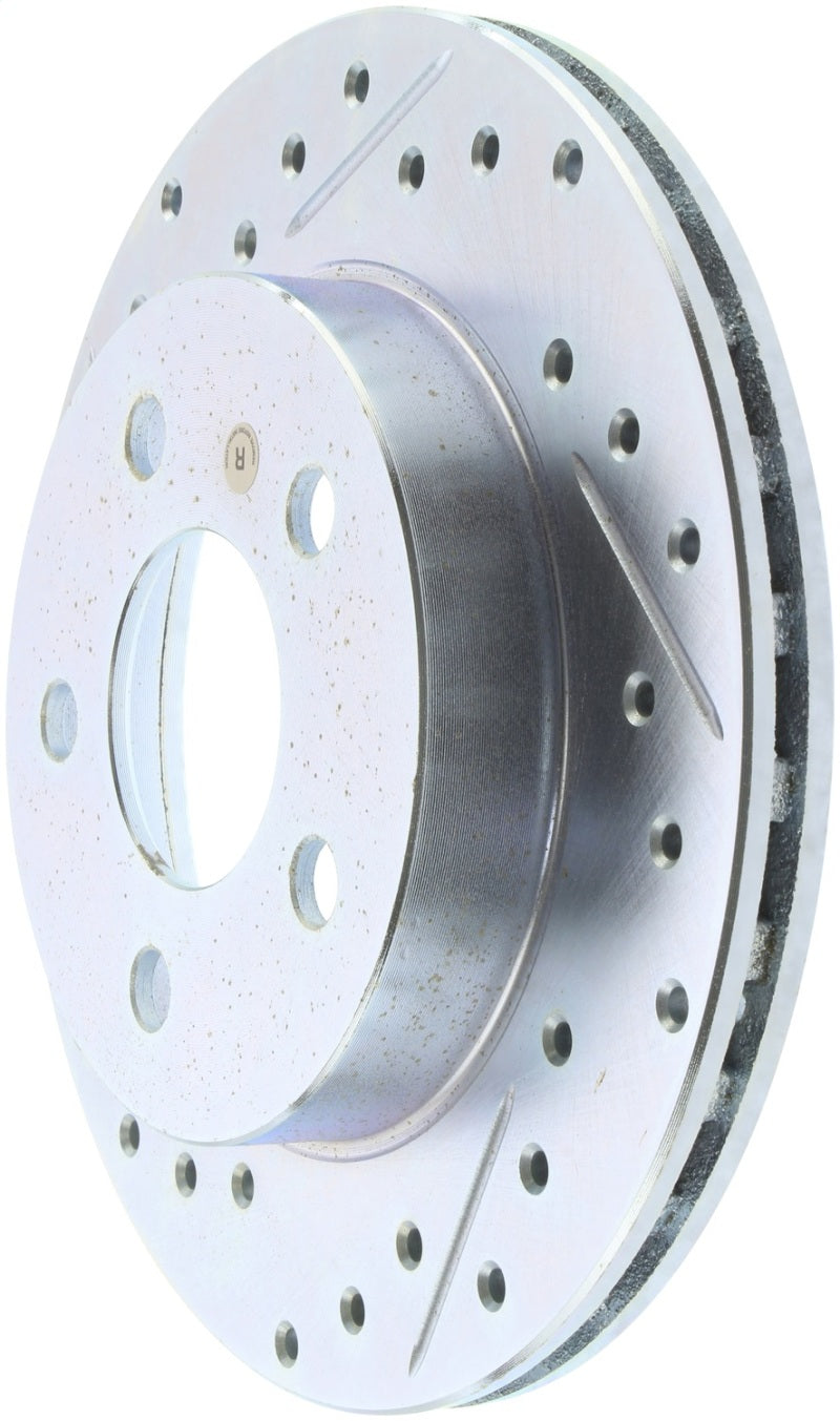 StopTech Select Sport Drilled & Slotted Rotor - Rear Right 227.61037R