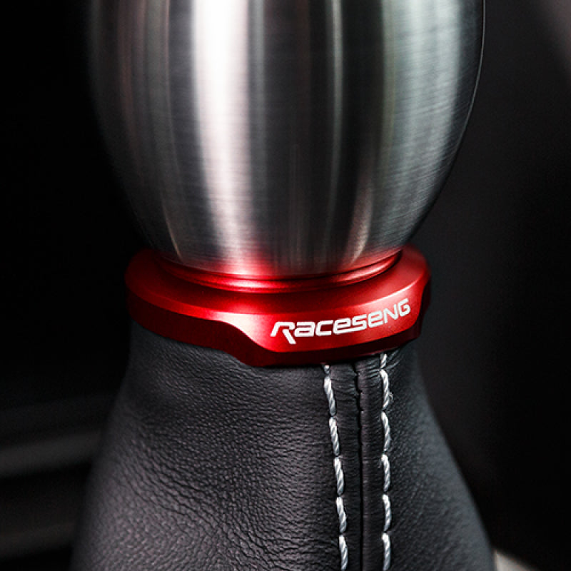 Raceseng Shift Boot Collar (For Non-Threaded Adapters/No Big Bore Knobs/No Reverse Lockouts) - Red 081601R