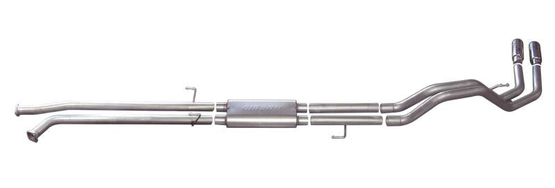 Gibson 14-19 Toyota Tundra SR 4.6L 2.5in Cat-Back Dual Sport Exhaust - Stainless 67103 Main Image