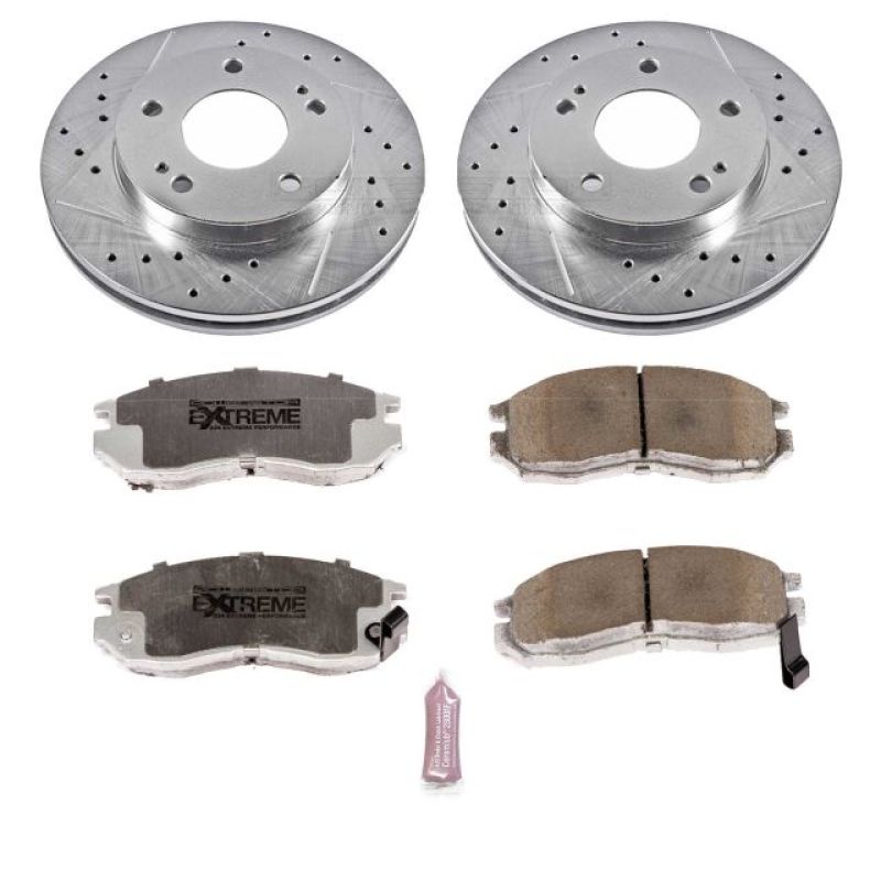 PowerStop PSB Z26 Street Warrior Kit Brakes, Rotors & Pads Brake Kits - Performance D&S main image