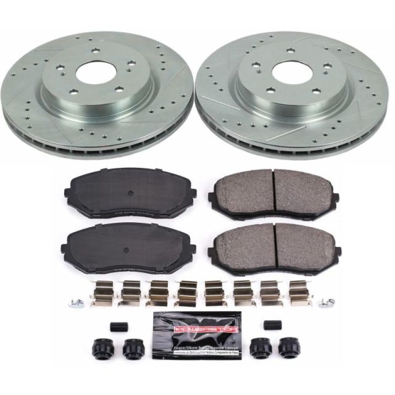 PowerStop PSB Z23 Evolution Kit Brakes, Rotors & Pads Brake Kits - Performance D&S main image