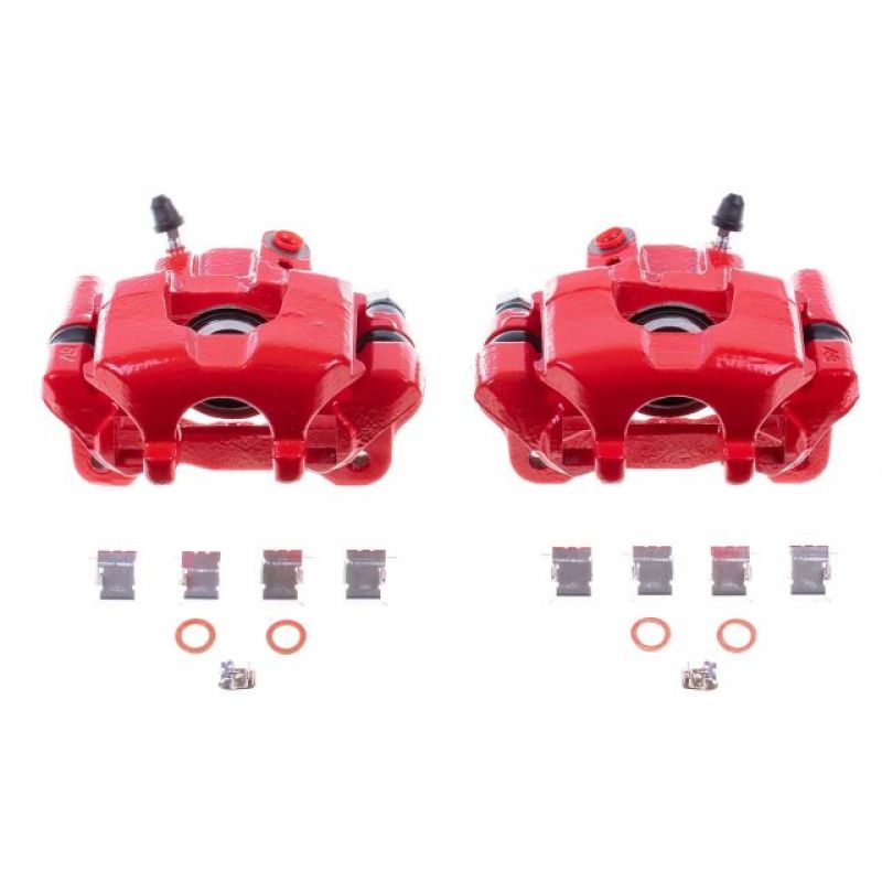 PowerStop PSB Red Calipers Brakes, Rotors & Pads Brake Calipers - Perf main image