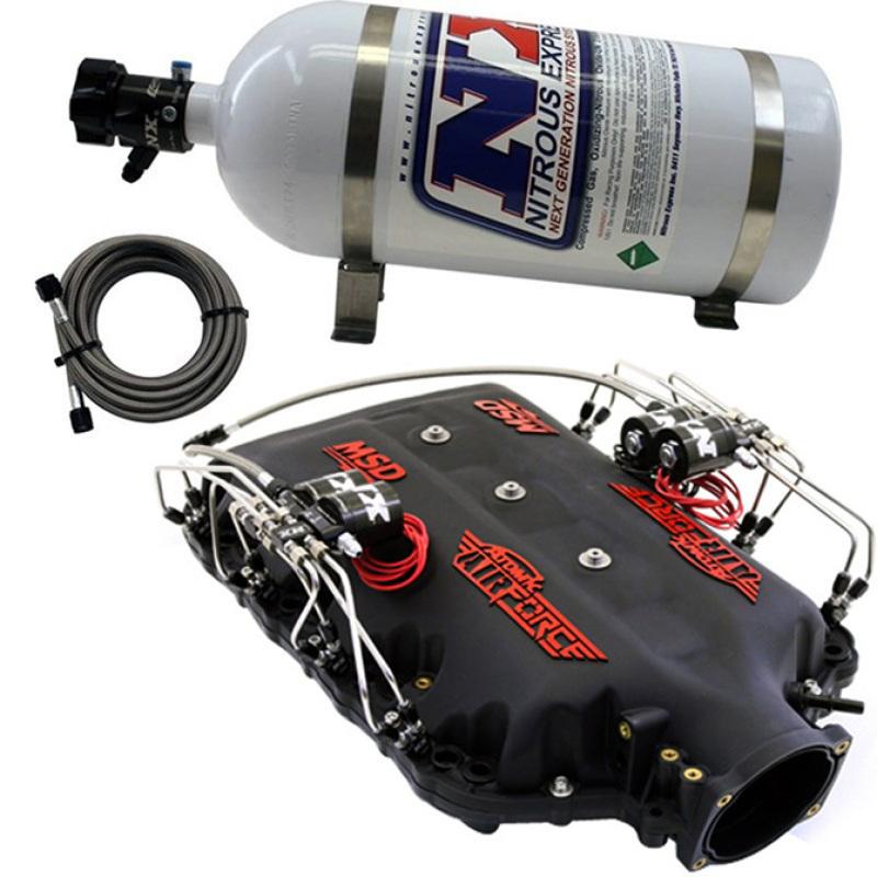 Nitrous Express MSD Airforce Intake Manifold for 2014-Up LT1 Engines w/NX Direct Port INTAKE035 Main Image