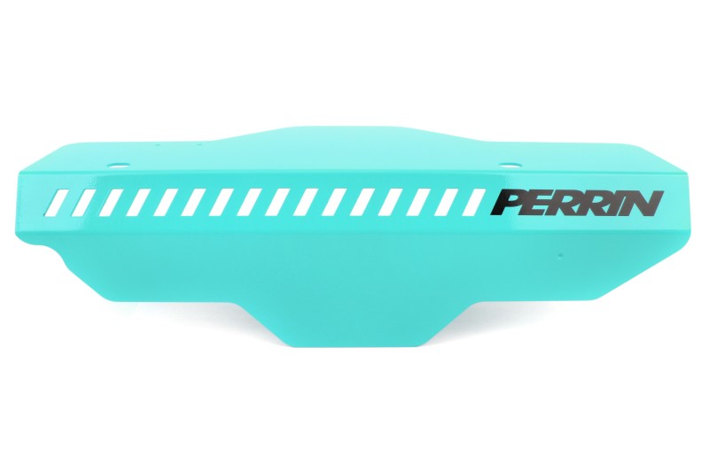 Perrin 02-14 Subaru WRX / 04-19 STi / 08-11 Impreza (NA) Subaru Pulley Cover - Hyper Teal PSP-ENG-150TE *Discontinued
