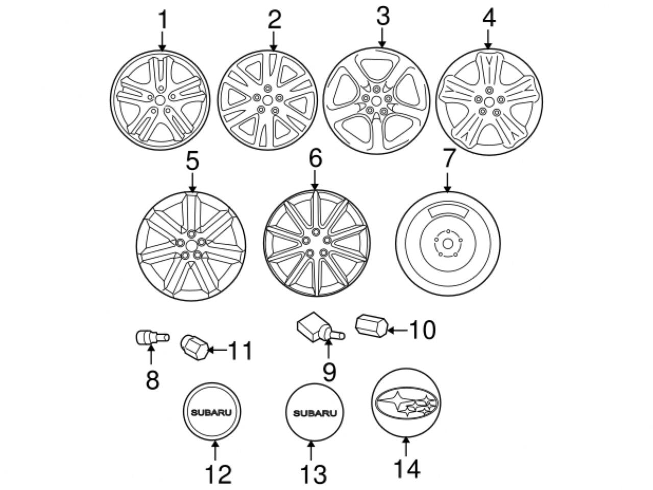 Subaru Tire Pressure Sensor