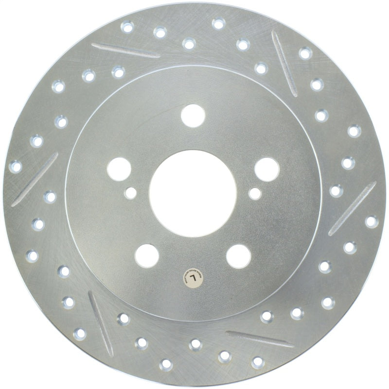 StopTech Select Sport Drilled & Slotted Rotor - Rear Left 227.44165L