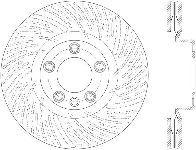 Stoptech ST Premium Carbon Brake Rotors Brakes, Rotors & Pads Brake Rotors - OE main image