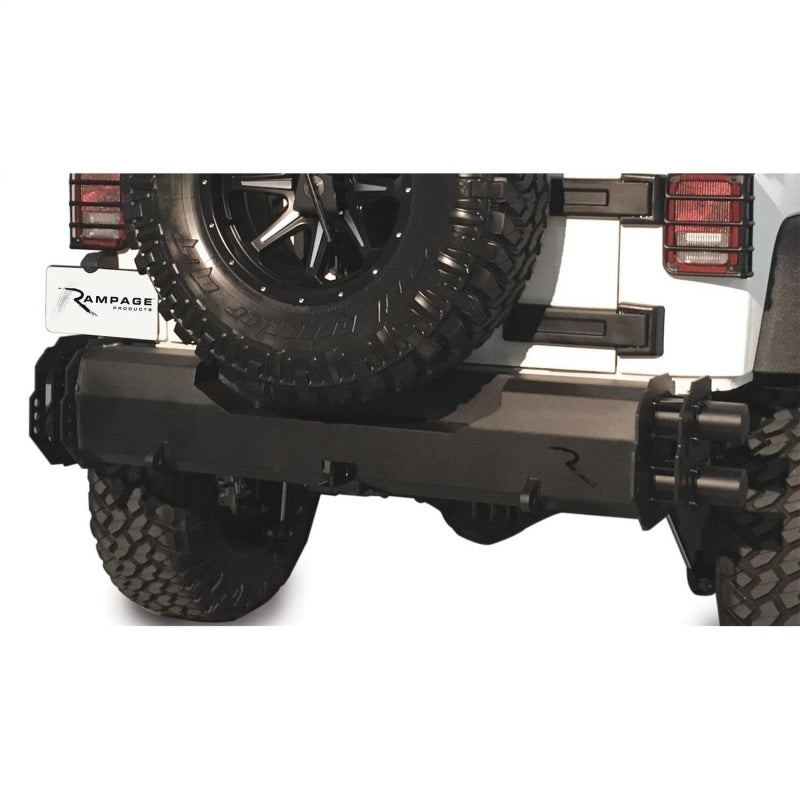 Rampage 2007-2018 Jeep Wrangler(JK) Trailram Rear Bumper - Black 99610