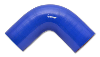 Vibrant 4 Ply 90 Degree Elbow, 3" I.D. x 4" Leg Length - Blue