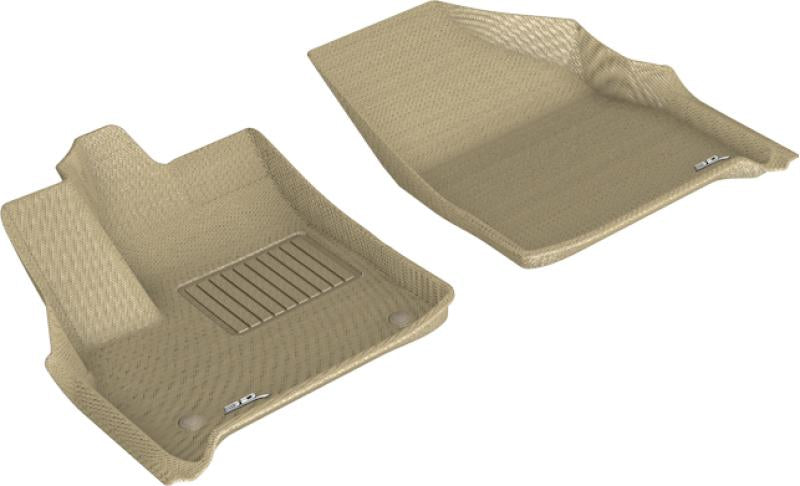 3D MAXpider 2018-2020 Chevrolet Traverse Kagu 1st Row Floormat - Tan L1CH08611502 Main Image