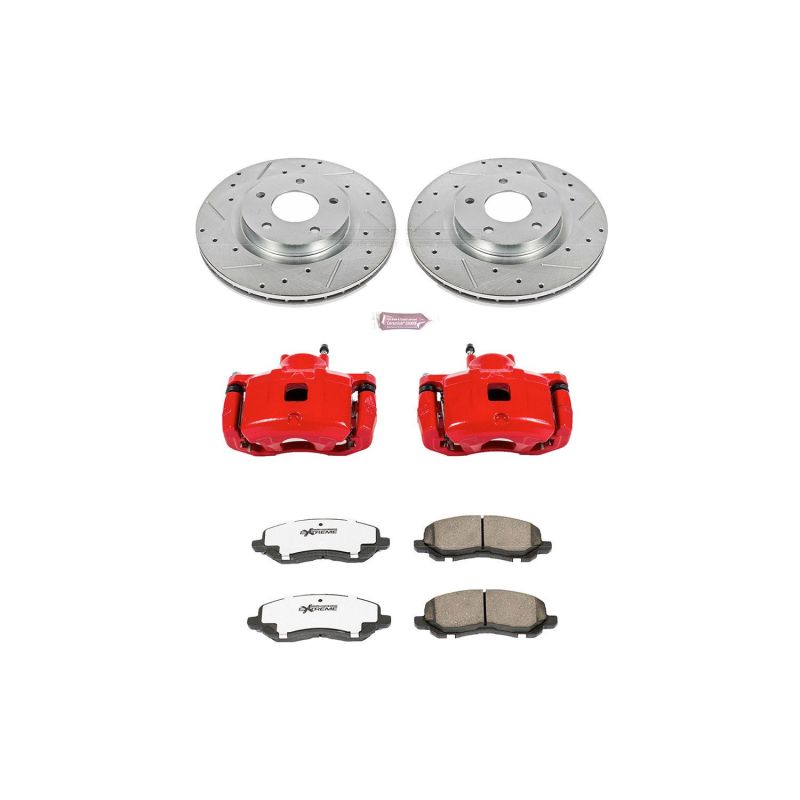 PowerStop PSB Z26 Street Kit w/Cals Brakes, Rotors & Pads Brake Kits - Performance D&S main image