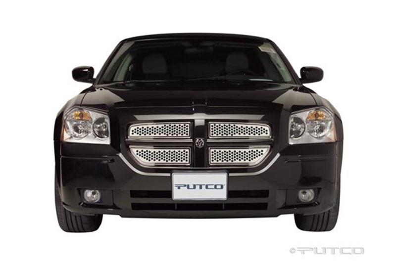 Putco 06-07 Dodge Magnum Main Grille Punch Stainless Steel Grilles 84334 Main Image