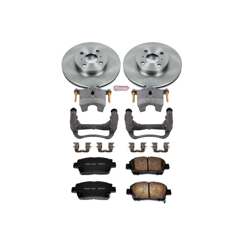 PowerStop PSB Autospecialty Kit w/Cals Brakes, Rotors & Pads Brake Kits - OE main image