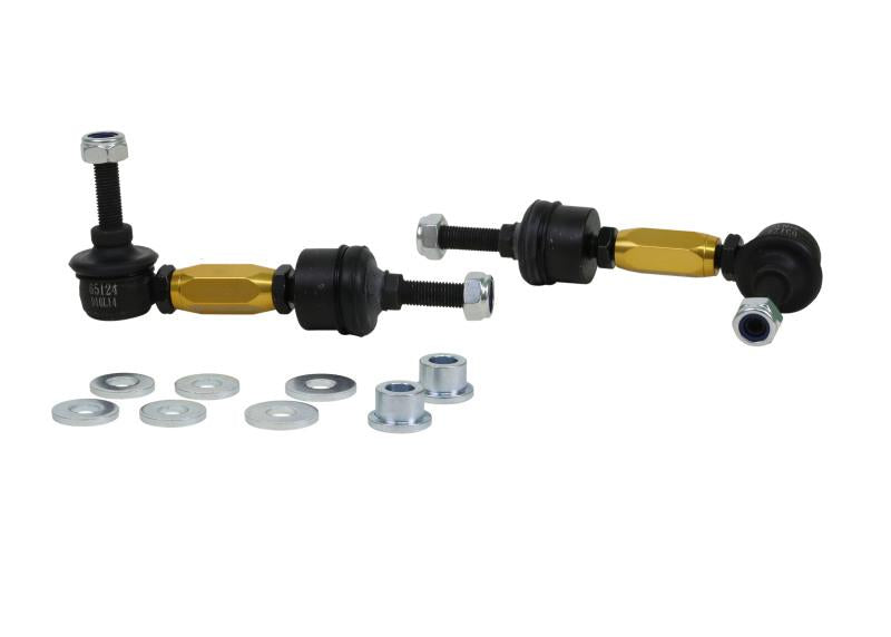 Whiteline 2012+ Ford Focus ST Rear Adjustable Heavy Duty Sway Bar Link Kit KLC195 Main Image