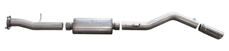 Gibson 08-09 Hummer H2 Base 6.2L 3.5in Cat-Back Single Exhaust - Stainless 612501 Main Image