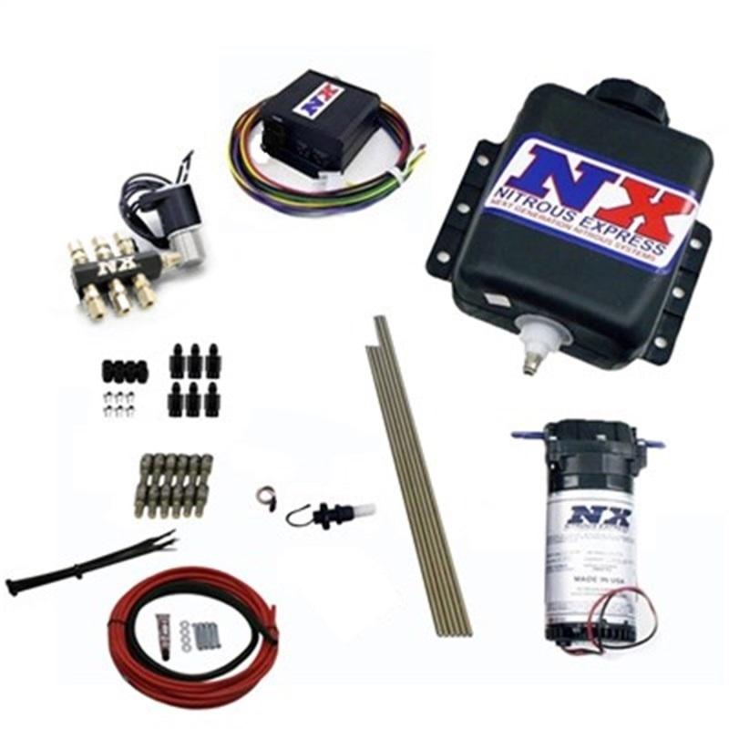 Nitrous Express Direct Port Water Injection 6 Cyl Stage 2 w/Hardlines 15126H Main Image