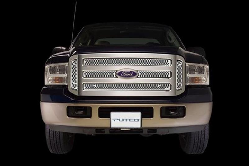 Putco 07-10 GMC Sierra HD Racer Stainless Steel Grilles 82196 Main Image