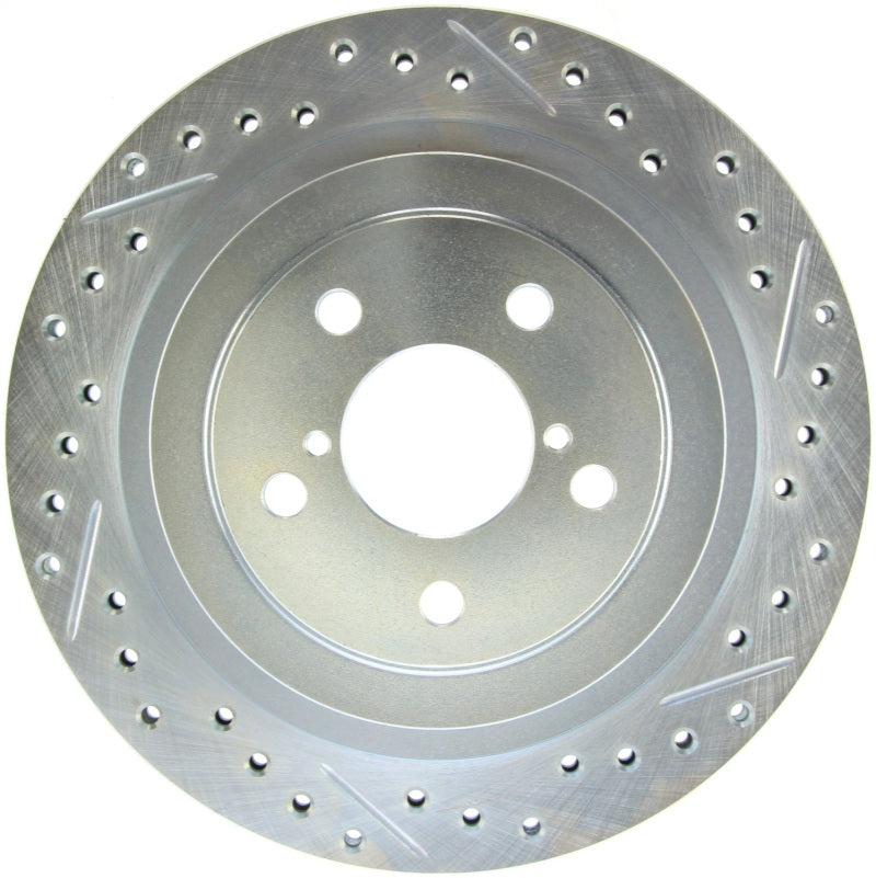 StopTech Select Sport 05-09 Subaru Legacy Select Slotted & Drilled Vented Left Rear Brake Rotor 227.47025L